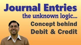 1 Journal Entries Accounting Introduction  Concept Behind Rules of Debit and Credit [upl. by Richel]