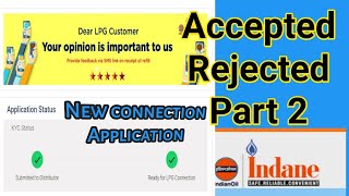 Indane Gas Connection II Apply new Gas Connection II APPLICATION STATUS II Hindi Part 2 [upl. by Curtis233]