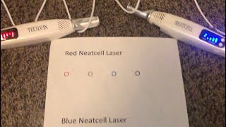 Blue neatcell laser vs red neatcell laser tattoo removal pens [upl. by Sharl]