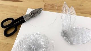 How To Make a Wire Mesh Wall Sculpture [upl. by Eyks]