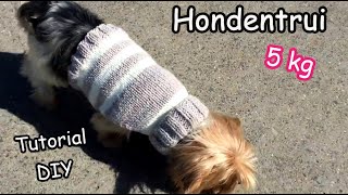 Hoe Een Hondentrui Breien Tutorial 5 kg [upl. by Assela]