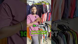 10 T SHIRT COMBO  honey comb fabric tirupurtrendingmenswear [upl. by Owain]