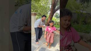 Dasara Holidays🤣End Lo😱 fatherdaughter funny shorts telugushorts gayazlee [upl. by Ihab962]