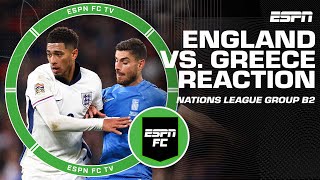 Greece gave England a good battering  Craig Burley on loss in Nations League Group B2  ESPN FC [upl. by Ahsitra]