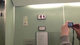 EPIC KONE Traction elevator  Danderyd Hospital [upl. by Ahsinwad]