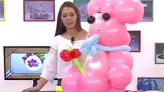 Globoflexia  Como hacer un Oso Gigante con Globos Hogar Tv por Juan Gonzalo Angel [upl. by Sinne881]