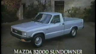 1982 Mazda B2000 Sundowner Truck Commerical [upl. by Attehcnoc312]