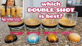 NESPRESSO Double Espresso Comparison amp Taste Test  Which is BEST for iced lattes [upl. by Ahseki690]