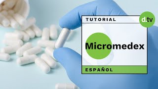 DOTLIB  IBM Micromedex Español  Tutorial [upl. by Derek]