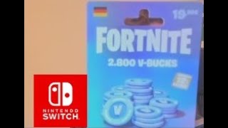 Fortnite VBucks aufladen Nintendo Switch deutsch [upl. by Nika]