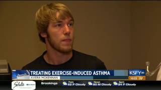 College athlete not letting exercise induced asthma hold him back  Medical Minute [upl. by Pammi]