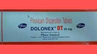 Dolonex dt 20mg tablet uses and side effect [upl. by Vish803]