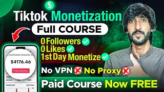 Tiktok monetization in Pakistan Full Tiktok Monetization Complete course [upl. by Semela]