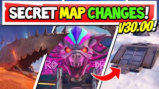 Fortnite SEASON 3 SECRET MAP CHANGES  v3000 [upl. by Voleta]