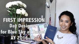 DAY DESIGNER FOR BLUE SKY AT TARGET  FIRST IMPRESSION [upl. by Atinna]