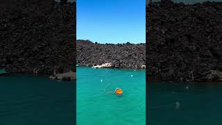 Paseo en barco por la Caldera de Santorini llegada al volcán Nea Kameni  Viaje a Santorini [upl. by Odlanyer]