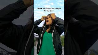 Backbencher things🤪Alizaa2231 funny comedy relatable viralvideo trending ytshorts shorts [upl. by Ferdinana65]