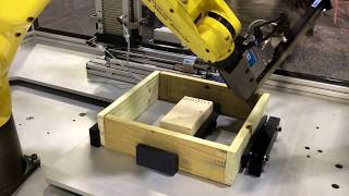 BeA Autotec robotic reloading with Fanuc robot [upl. by Ecinue]