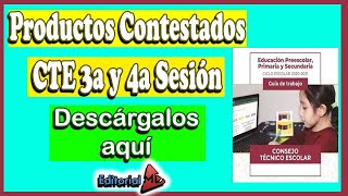 Productos Contestados de la 3a y 4a Sesión del Consejo Técnico Escolar Enero 2021 [upl. by Tedric243]