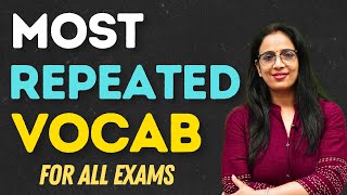 Most Repeated Vocab For All Exams  1  Syno amp Anto  SSC GD CGL CHSL MTS DSSB  By Rani Maam [upl. by Naghem]