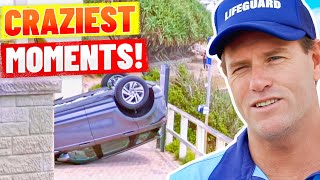 Car Falls Down Stairs Bondi Rescue  Best of Season 15 2021 [upl. by Harbert]