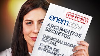 3 ARGUMENTOS CORINGAS  REPERTÓRIO PARA O ENEM 2024 [upl. by Marten]