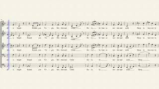 Silent Night  Pentatonix Full Sheet Music w Lyrics [upl. by Tail]