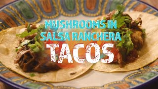 PumpUp El Sabor w Pati Jinich  Mushrooms Tacos In Salsa Ranchera [upl. by Nosneb]