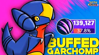 Is Buffed GARCHOMP Worth it for Solo Q  🤨  Pokemon Unite [upl. by Vargas23]