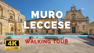 Muro Leccese LE Salento Puglia  Walking Tour  Travel guide  4K HDR 60fps [upl. by Charmaine58]