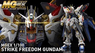 MGEX 1100 STRIKE FREEDOM GUNDAM LONG PV [upl. by Ynafetse]