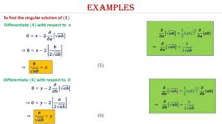 Lecture 7  Part 2  Solution of Clairauts partial differential equation [upl. by Won]