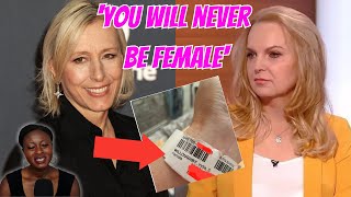 Martina Navratilova Responds to Delusional Trans Activist Who Claims to Be More Female [upl. by Launamme325]