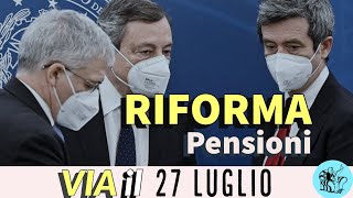 RIFORMA PENSIONI 👉 DAL 27 PARTE IL TAVOLO ➡︎ ORLANDO CONVOCA I SINDACATI Cè anche la Fornero 🤷‍♂️ [upl. by Bates]