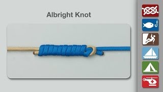 How to Tie an Albright Knot  Fishing Knots [upl. by Karisa]