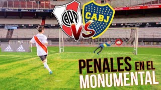 PENALES en el MONUMENTAL  RIVER vs BOCA [upl. by Ahsla]