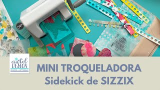 Mini Troqueladora Sidekick de Sizzix [upl. by Ybba]