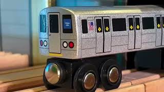 Munipals MTA R44 SIR Train Skips Clifton Station amp Yard  Subway Mini Clip Trainman6000 [upl. by Maffei]