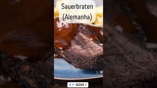 Sauerbraten Alemanha shortsindia food comidaereceitas [upl. by Harihat716]