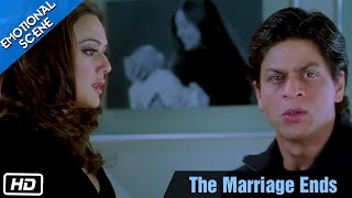 The Marriage Ends  Emotional Scene  Kabhi Alvida Naa Kehna  Shahrukh Khan Preity Zinta [upl. by Grail]