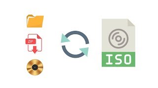 تحويل أي مجلد أو ملف مضغوط أو اسطوانة الى ملف ايزو  Convert any file to iso [upl. by Elery]