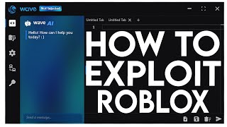 How To Exploit in Roblox in 2024  Wave Tutorial [upl. by Kenimod]