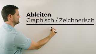 Graphisches zeichnerisches Ableiten  Mathe by Daniel Jung [upl. by Schaffel932]