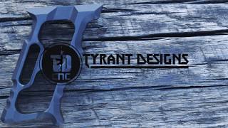 HALO Series AR15 vertical foregrip  Tyrant Designs CNC [upl. by Anrat760]