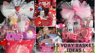 5 Valentines Day Basket Ideas  Last Minute Gift Idea under 15  VdayBasket PricingVDayBaskets [upl. by Narak123]