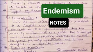 Endemism  Endemic species  Types  Causes  phytogeography ecology youtube priyathakur [upl. by Treva]