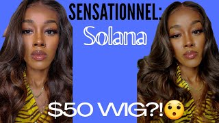 The 50 Wig You NEED  Sensationnel What Lace Solana Wig Review [upl. by Grubman765]