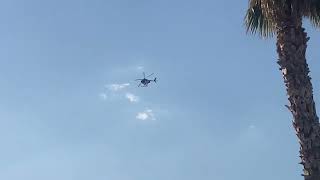 Las Vegas Police Helicopter N911WY Circling Around [upl. by Halehs]