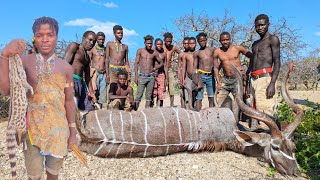 Catching and Cooking with the Hadzabe Tribe in the African Forest Village [upl. by Akayas]