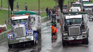 Uncs Semi Stampede LOADED UPHILL Semi Drag Racing 2023 Kuhnle Motorsports Park [upl. by Lemhar]